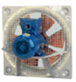 S&P Soler Palau HDT 4/560 Exproof Duvar tipi Fan 13700 m3/h