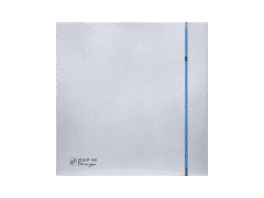 Silent-200 CZ Silver Design 175 m3/h, 35db  Pilot Lambalı, Geri Tepme Ventilli, Krom Kapak