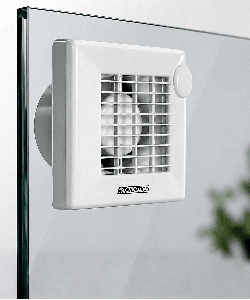 Vortice Punto M 100 Banyo Fanı + Cam Montaj Kiti