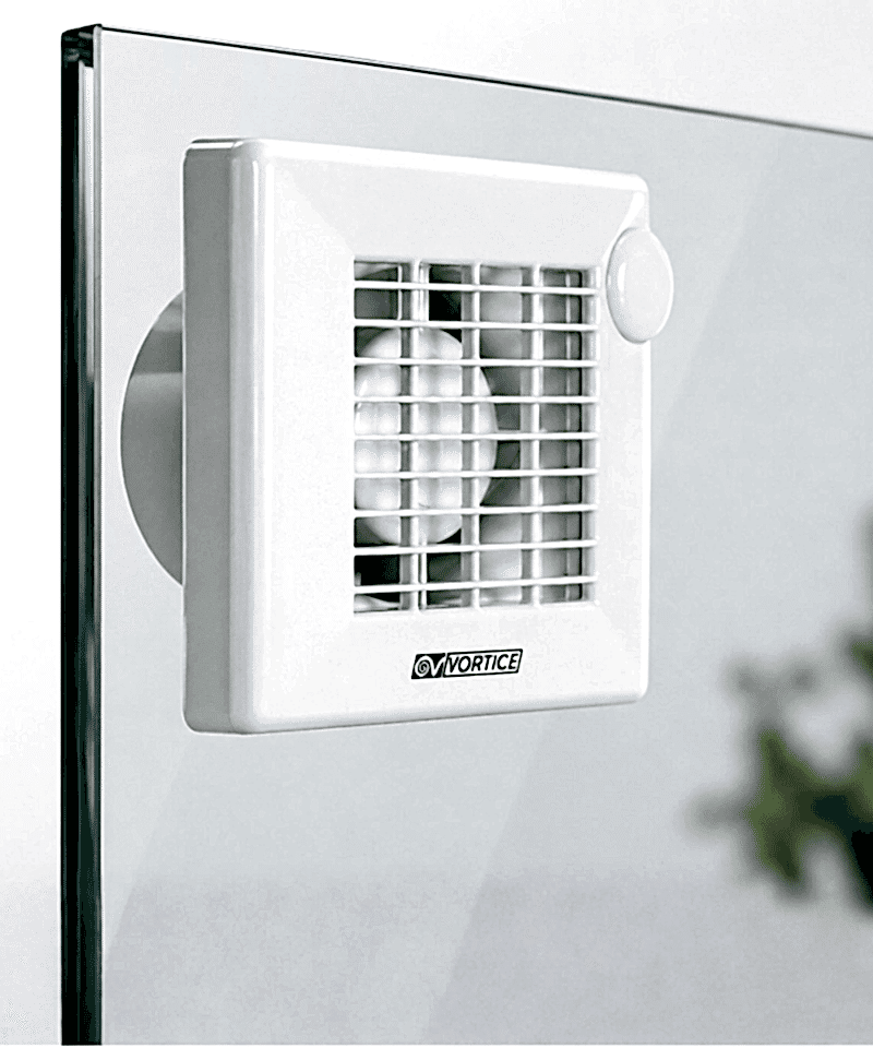 Vortice Punto M 100 Banyo Fanı + Cam Montaj Kiti