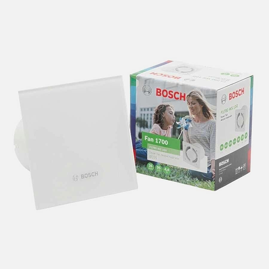 Bosch Fan 1700 WS DP100 Mat Beyaz Banyo Fanı – Sessiz ve Estetik Havalandırma